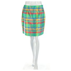 Ralph Lauren Silk Skirt Multi Color Size 10
