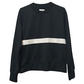 Wood Wood Pullover Schwarz Weiß