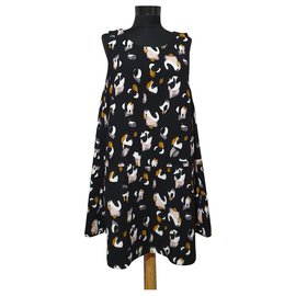 Envii Mehrfarbiges Kleid aus Polyester L