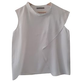 Autre Marque Blusa de seda Scanlan & Théodore Azul claro