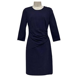Abito Diane von Furstenberg Glennie blu navy prugna