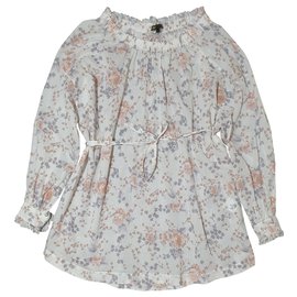 Maje Ragtime Rose Minikleid aus Baumwolle