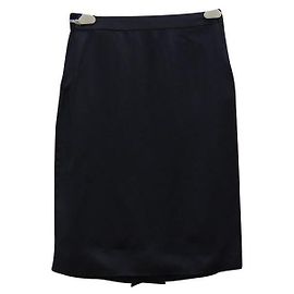 Falda Maison Martin Margiela negra de viscosa