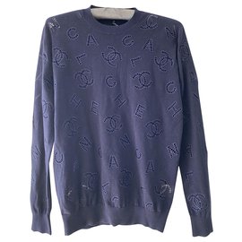 Chanel Pullover Blau