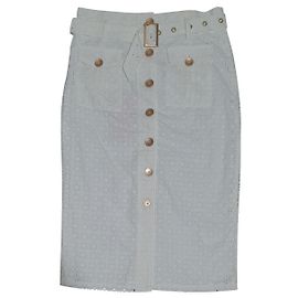 Autre Marque Gonna in cotone bianco We are kindred