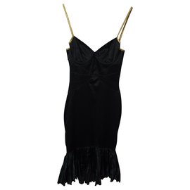 Just Cavalli Meerjungfrau Kleid Schwarz