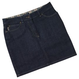 Falda vaquera Burberry azul
