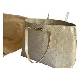 Louis Vuitton WHILSHIRE SHOPPER MM MONOGRAM PELLE BEIGE