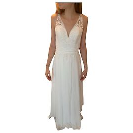 Abito da sposa Pronovias White One Opium in pizzo bianco