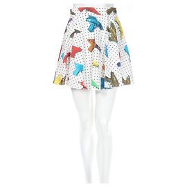 Jeremy Scott Rock Spielzeugpistolen Print Baumwolle Größe 38