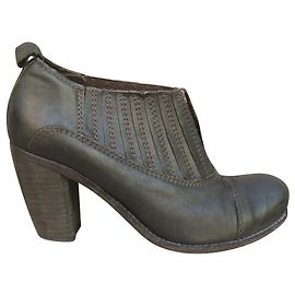 Botines Cotélac de cuero negro talla 38