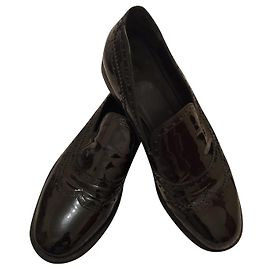 Mocassini Gucci Vero Cuoio in vernice nera