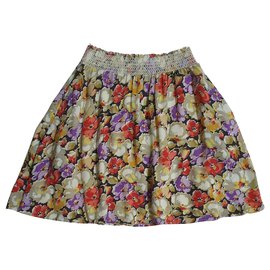 Autre Marque Falda floral By Timo de viscosa