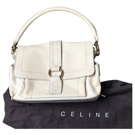 Borsa Céline in pelle beige