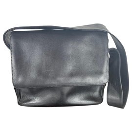 Borsa a mano Lancel in pelle liscia nera