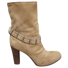Sartore Stiefeletten Beige Wildleder 36 IT