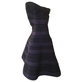 Mini vestido sin tirantes Maje Maya negro