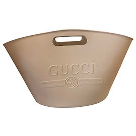 Borsa tote Gucci in gomma rosa