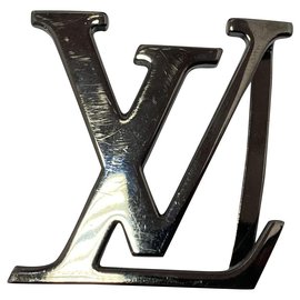 Cintura Louis Vuitton Initial reversibile nera in pelle