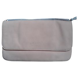 Jean Paul Gaultier Clutch Tasche Puderrosa Irisierendes Kunstleder