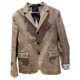 Sacai Jacke Haselnuss Baumwolle