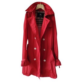 CHUBASQUERO BURBERRY DE POLIÉSTER ROJO