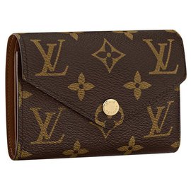 Louis Vuitton Victorine Monogram Canvas Wallet Brown