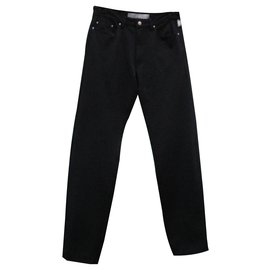 Calças Versace Jeans Couture Pretas Poliamida