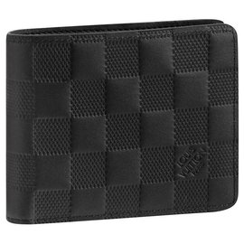 Louis Vuitton Portafoglio Slender Damier Infini Pelle Nera