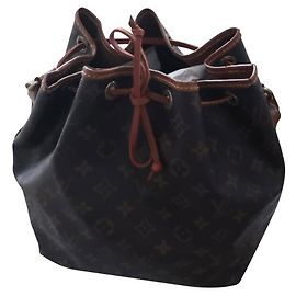 Borsa Louis Vuitton Noé in pelle marrone