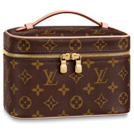 Borsa a mano Louis Vuitton Nice Mini Monogram Canvas Marrone