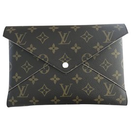 Pochette Louis Vuitton Kirigami Marrone in Tela