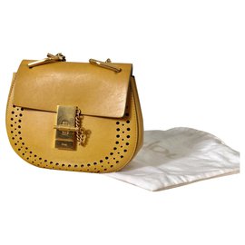 Borsa Chloé in pelle color caramello