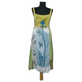 Elisa Cavaletti Kleid Mehrfarbig Baumwolle Elastan Größe S - Elisa cavaletti