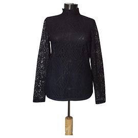 Blouse en résille Designers Remix Noir
