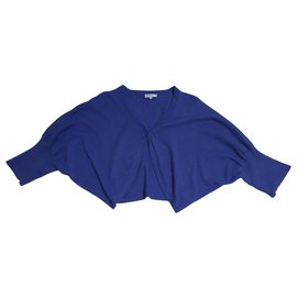 Eric Bompard Strickjacke lila aus Kaschmir und Seide XL