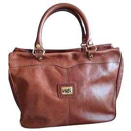 Borsa a mano Valentino in pelle marrone scuro