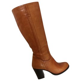 Botas Anita de piel marrón Paul Smith