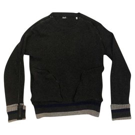 Suéter Dolce & Gabbana de algodón gris oscuro