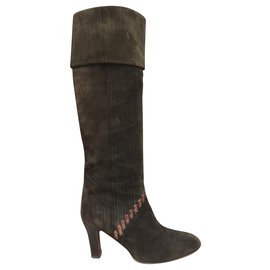Botas Givenchy Castanho Escuro Camurça 37