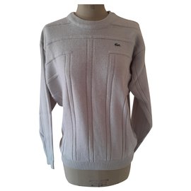 Maglione Lacoste Crema Lana e Acrilico Uomo