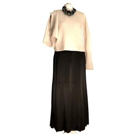 Falda chanel vintage de seda plisada - Chanel
