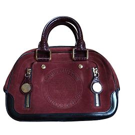 Borsa Bowling Louis Vuitton Marrone Scuro Pelle Esotica