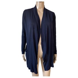 Cos Strickpullover blau aus Baumwolle und Polyamid