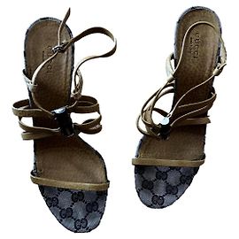 Zapatos de tacón Gucci Icon bambú GG piel beige