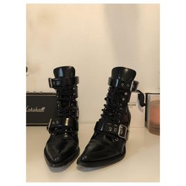 Stivaletti Chloé Reilley in pelle nera
