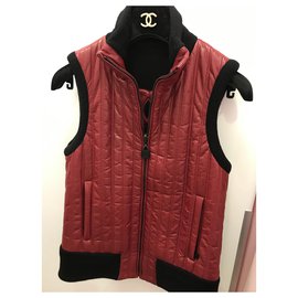 Chanel ärmellose Strickjacke
