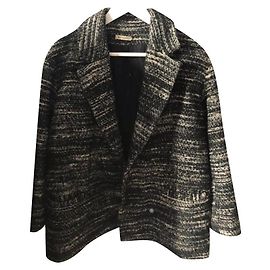 Chaqueta oversize Masscob negra y gris oscuro poliéster