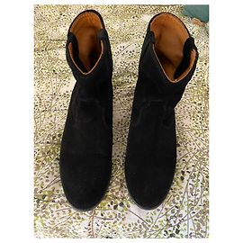 Botines Isabel Marant Crisi de ante negro
