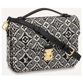 Borsa Louis Vuitton Metis MM Jacquard Grigia